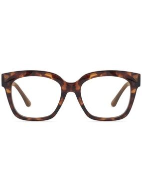 DIFF Women’s Health Bluelight Glasses Caramel Tortoise Frame Blue Light Lens NIB